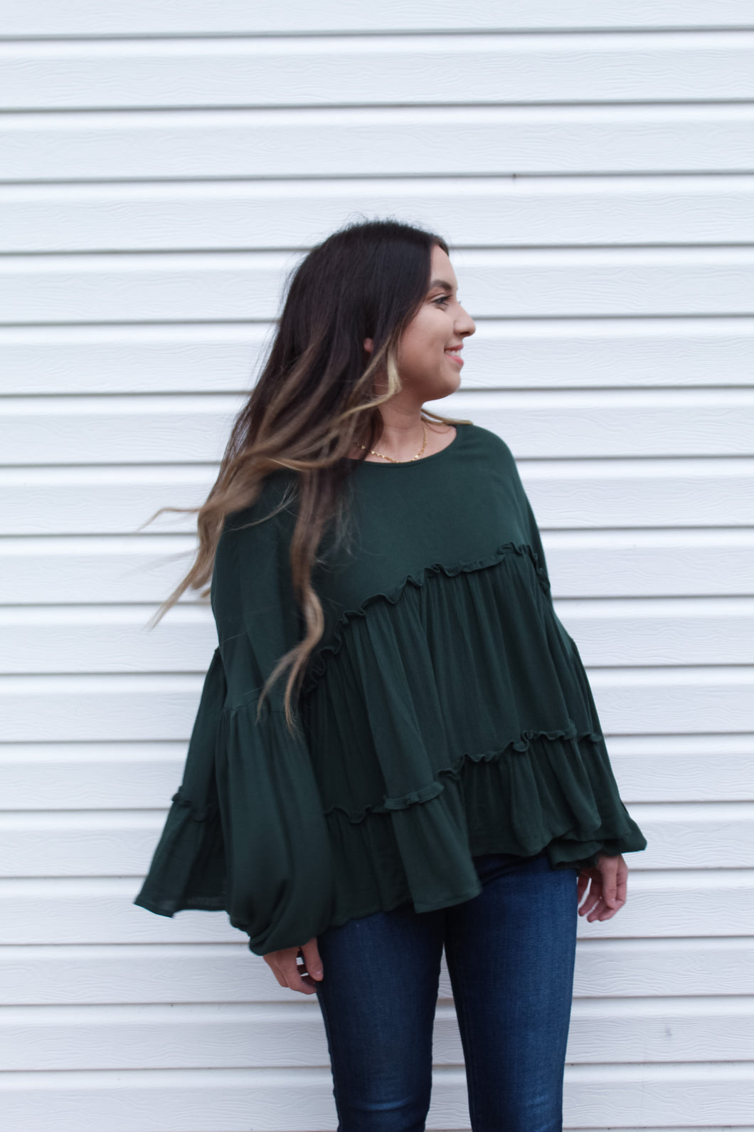 The Emery Tiered Blouse